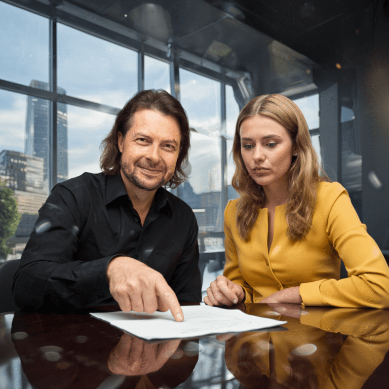 plangenial de maik marx mit junger frau vertragsbesprechung.png