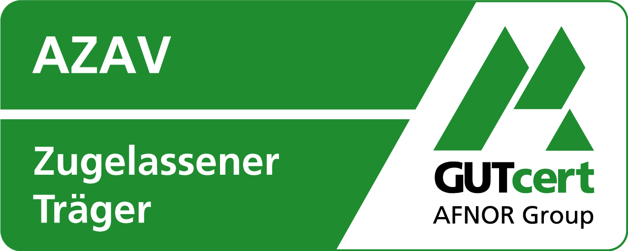 AZAV Zugelassener Träger – GUTcert