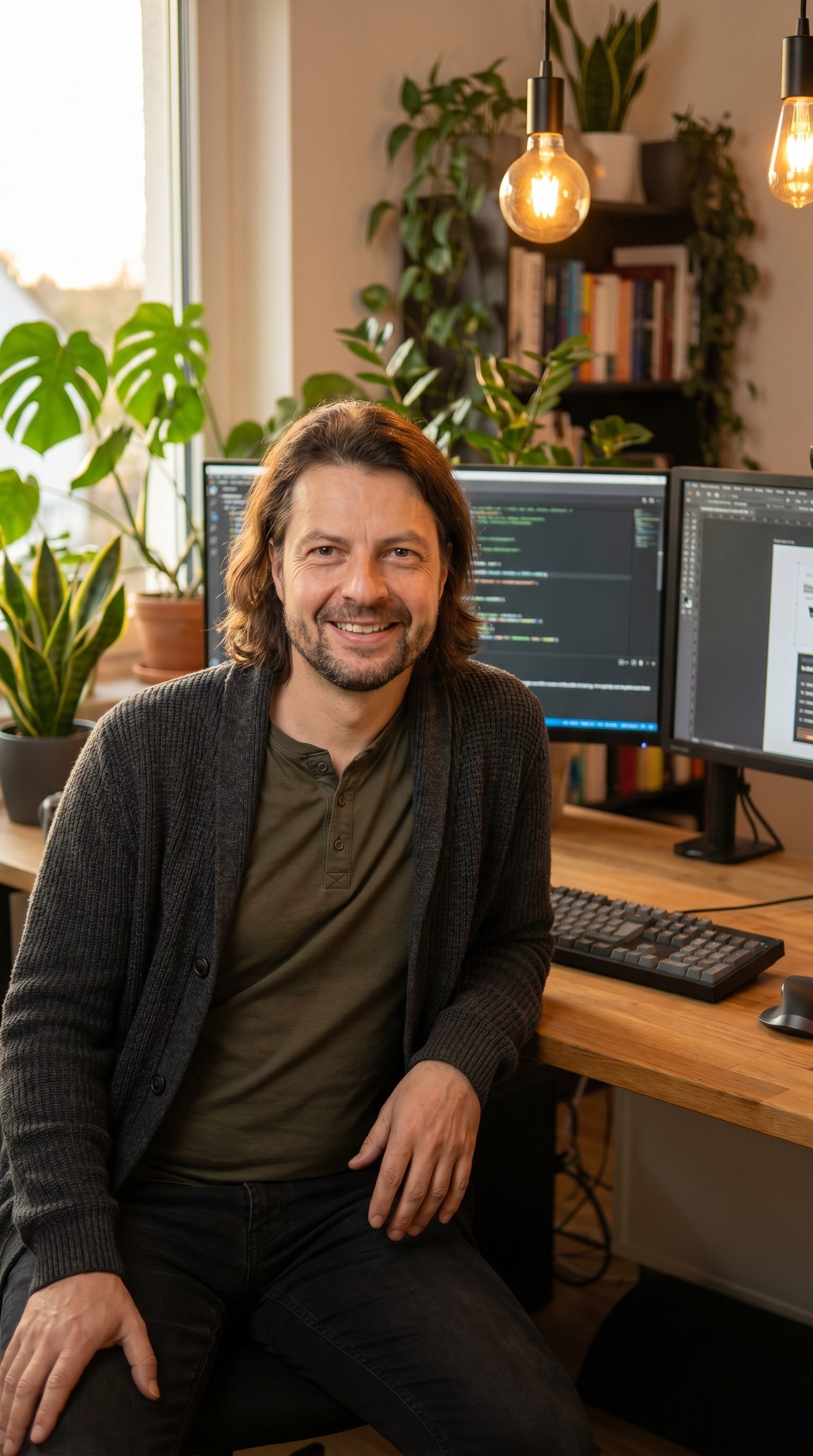 Maik im Home-Office