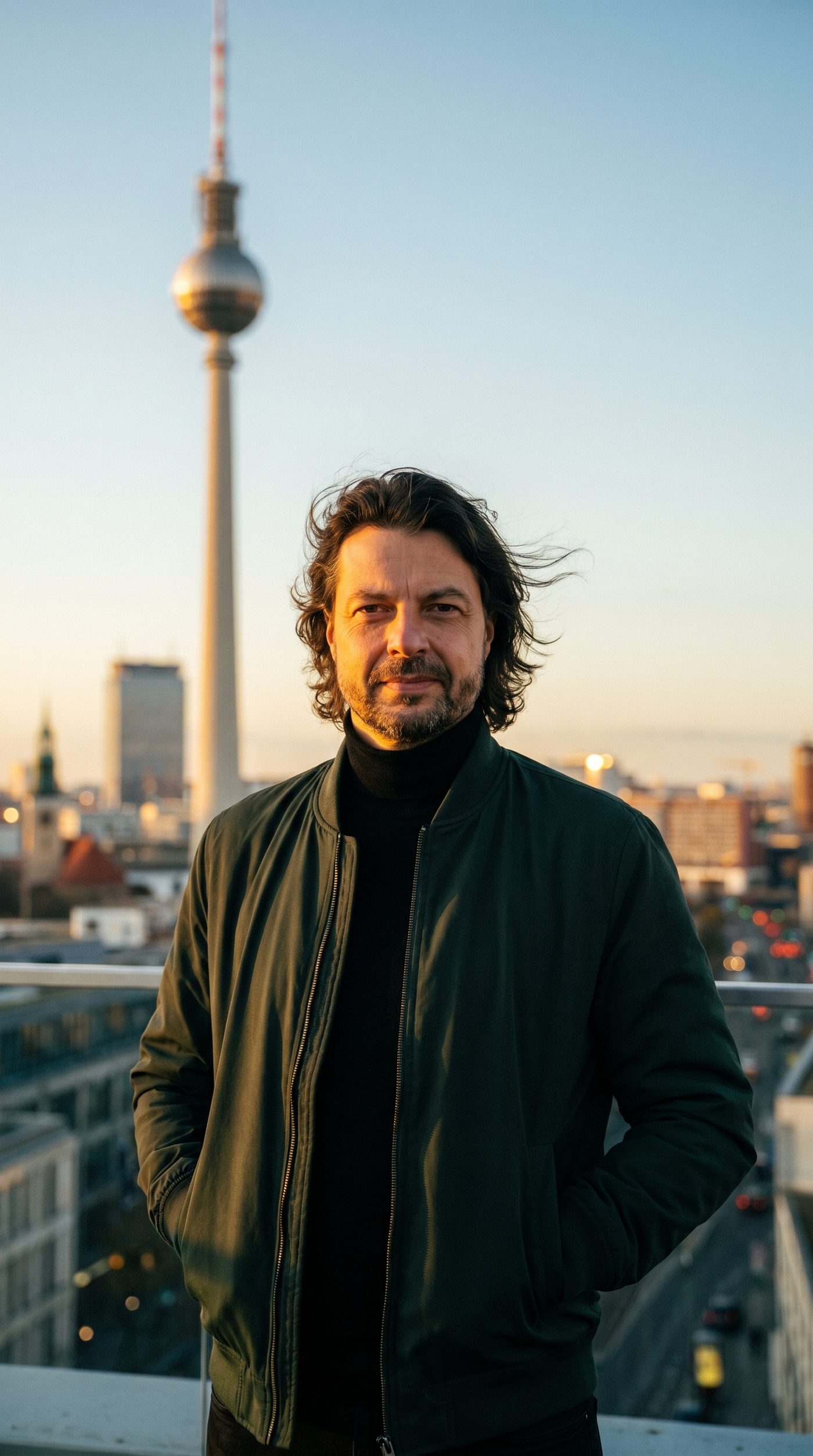 Maik auf Berliner Rooftop