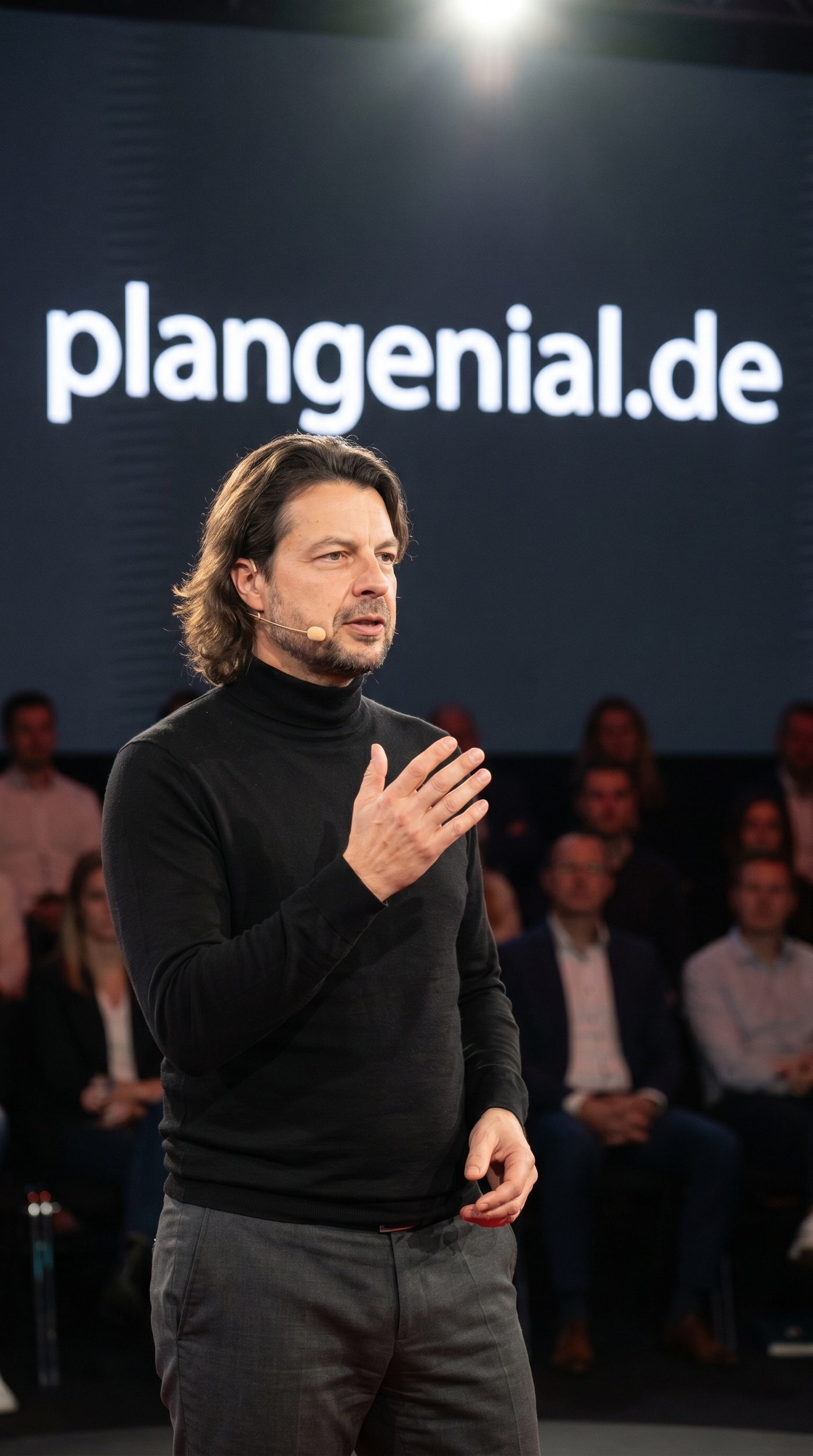 Maik auf der Bühne