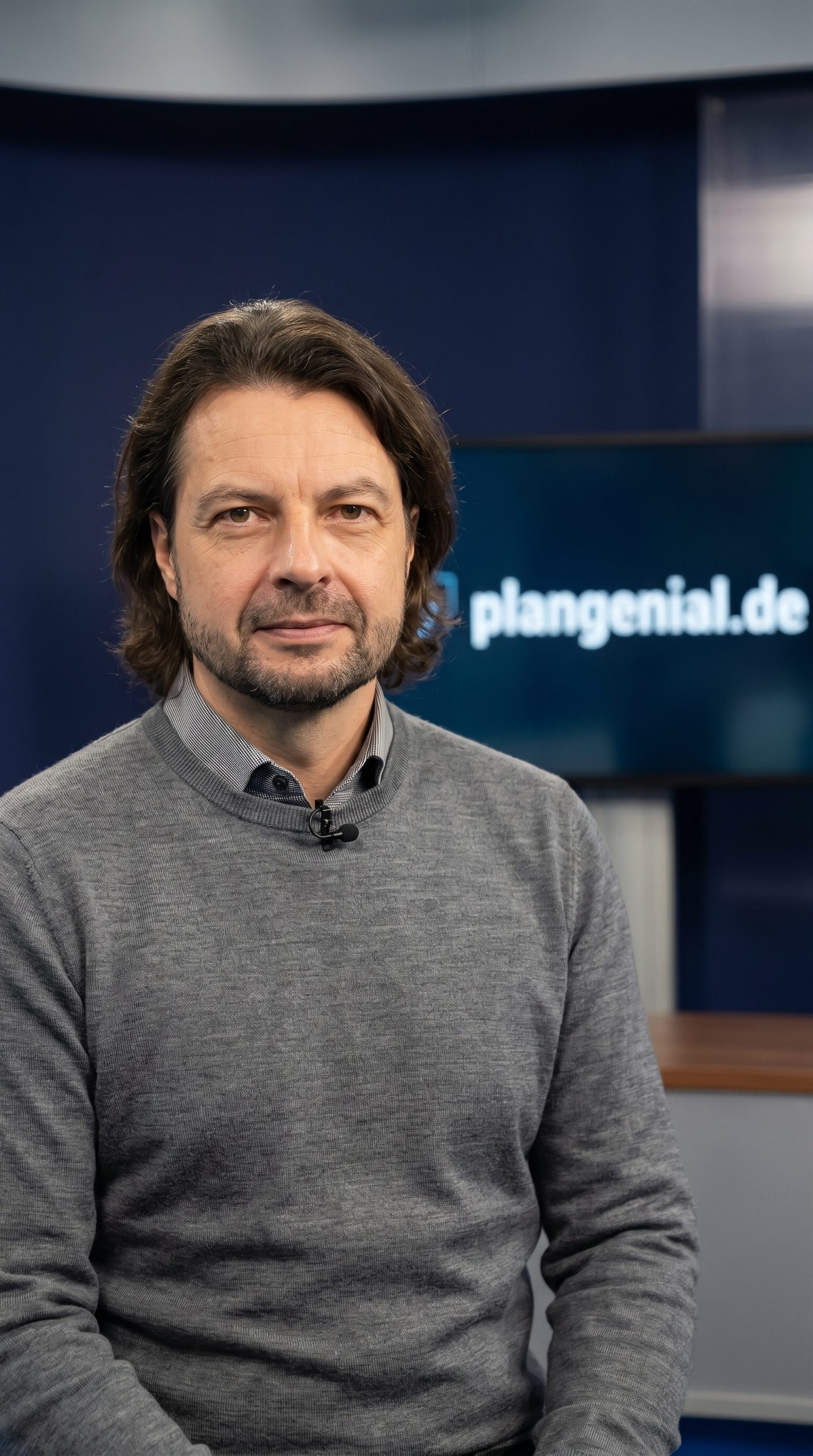 Maik im TV-Studio