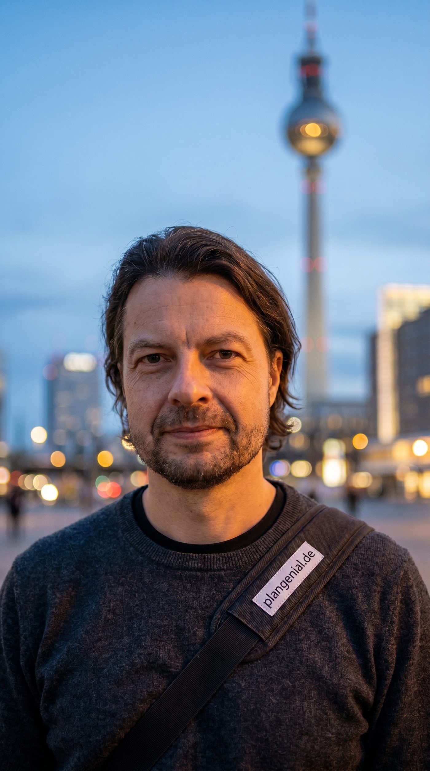 Maik am Alexanderplatz