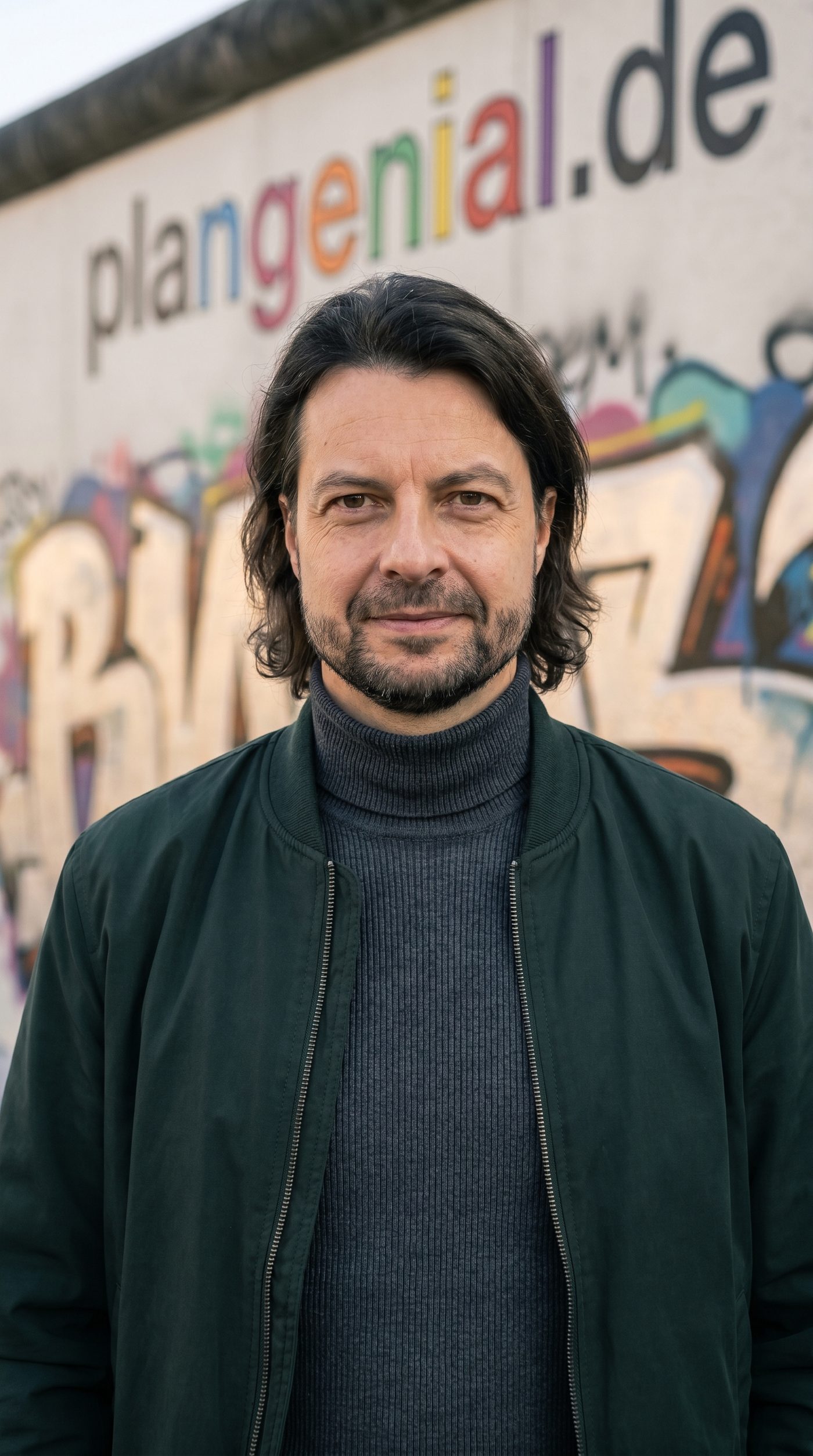 Maik an der East Side Gallery